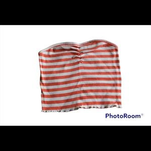 Striped tube top